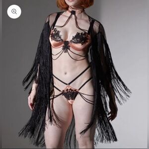 NWT - DISCONTINUED - Authentic Thistle & Spire Fringe Benefits Robe XL